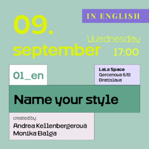 01_ Name your style